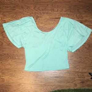 Wet Seal Butterfly Back Crop Top!